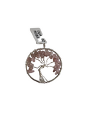 PENDENTIF ARBRE DE VIE ARGENTE - QUARTZ ROSE