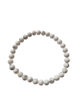 BRACELET EN HOWLITE BLANCHE - APAISEMENT & SERENITE